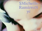 BLOW JOB HOTEL DOOR OPEN WIDE PUBLIC sucking dick swallow cum 9/16