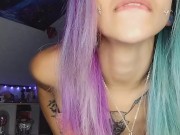 Vibrator Orgasms Over The Skinny Jeans 12/16