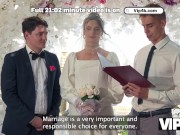 VIP4K. Bride was fucked hard and got anal creampie while guests were watching 2/16