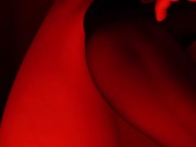 Oil massage by the mans hands close up. Music sensual video for fans 12/16