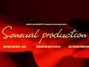 Oil massage by the mans hands close up. Music sensual video for fans 14/16