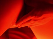 Oil massage by the mans hands close up. Music sensual video for fans 4/16
