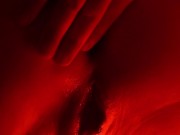 Oil massage by the mans hands close up. Music sensual video for fans 5/16