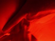 Oil massage by the mans hands close up. Music sensual video for fans