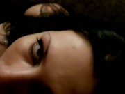 Goth MILF slut gives boyfriend sloppy bj 5/16