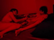 Passionate cowgirl ride ends with creampie 1/16