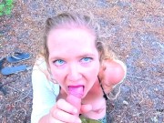 Public POV Blowjob by a Woodland Nymph - TAKE ME SLO 7/16