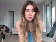 Hot Blonde with Big Tits and Big Ass Tries on Sheer Dress that Emphasizes Her Sexy Slim Thick Body