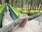 Amazing hard wank in the woods💦 4/16