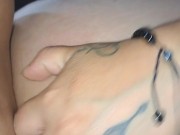 Le hecho la leche encima después de venirme /porno maroc parte 4🥵😈 9/16