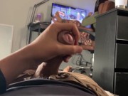 Não quis pegar no pau dele, ele acaba sendo um mal rapaz e goza atrás de mim 4/16