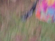 Milf pees in public and almost gets caught 3 times 10/16