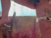 Horny housemaid fucks her pussy till she squirts while homeowners are away! 5/16