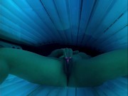 1 million plays on Redgifs XXX Feeling naughty at the tanning salon and played with my pussy 12/16