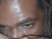 Watch him suck my clit 13/16