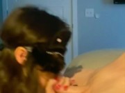 desperately needed throatpie right when bf walks through the door 12/16