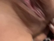 Spreading my holes with the curtains and window open 14/16