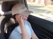 Beautiful girl hands over control of her vibrator to her stepdad who takes her to college 4/16