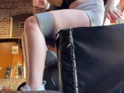 I cannot believe I did this!! I CAME AT THE GYM IN FRONT OF EVERYONE!! I had a huge orgasm 15/16