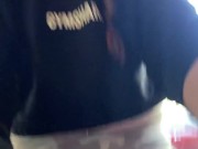 I cannot believe I did this!! I CAME AT THE GYM IN FRONT OF EVERYONE!! I had a huge orgasm 16/16