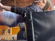 I cannot believe I did this!! I CAME AT THE GYM IN FRONT OF EVERYONE!! I had a huge orgasm 9/16