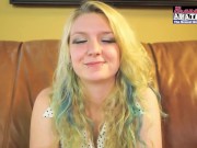 BBW Chelsie Ate A Lot Of Cum After Playing With Herself! 1/16