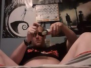 Masturbation with anal toy part #1