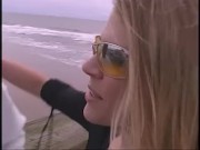 Black dick crams the pussy of this sexy white girl full before facial 2/16