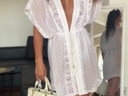 Transparent Clothes New Try On Haul SEE THROUGH lingerie! 16/16