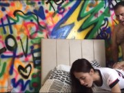 My boss fucks me doggy style and fills my pussy with milk 12/16