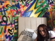 My boss fucks me doggy style and fills my pussy with milk 15/16