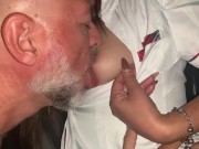 Naughty Schoolgirl with hot tits cum in the toilet 2/16