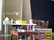 spying on me cleaning my room naked - full video! voyeur fantasy pov 3/16