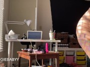 spying on me cleaning my room naked - full video! voyeur fantasy pov 9/16