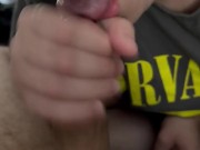 Bedtime Blowjob with Cum in Mouth 7/16