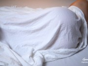 Step Son trick Step Mom pretending his Dad MILF wakes up to his hard dick 1/16