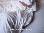 Step Son trick Step Mom pretending his Dad MILF wakes up to his hard dick 4/16