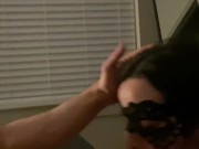 Hot roommate sucks my dick until I fill her mouth with cum 1/16