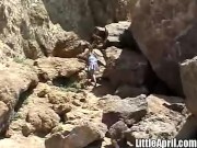 Hot teen fingers herself in outdoor scene 5/16