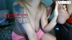 EXTREME CUM SHOT FETISH cum on tits BBW