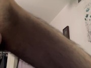 Horny again. Come lick my balls and make me cum.