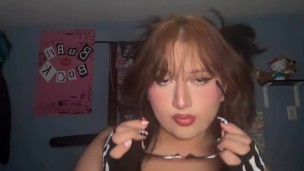 sexy transgender girl poses for you