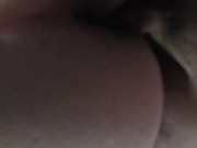 You can hear how soaking wet her pussy gets when she gets fucked from behind 3/16