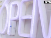 Curvy MILF Miss Jackson Fucks Big Dick StepSons - LETSDOEIT 1/16