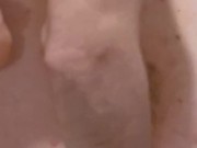 Close-up, deep inside her, deep creampie till it drops out of tasty pussy 1/16