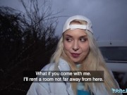 Public Agent She has big natural boobs and sucks cock behind park cars in public 6/16