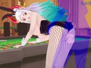 Yamato (Bunny Girl) and I have intense sex in the casino. - One Piece Hentai 14/16
