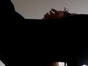 My phone fell out of my pants and filmed a pregnant babe sucking my dick