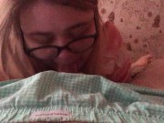 Teen Sister Practicing Her First Blowjob On Cam 6/16