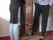 Arab Egyptian Wife With African Delivery Boy زوجة مصرية مع السباك 6/16